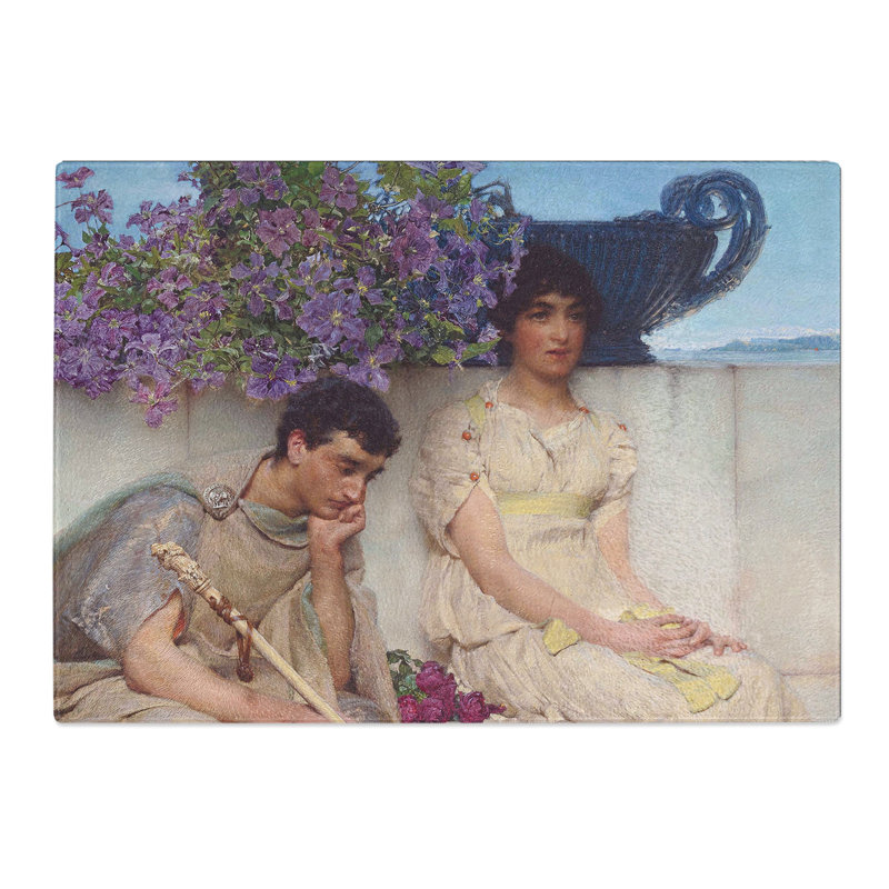 An Eloquent Silence by Lawrence Alma-Tadema Chopping Board, 0.4cm H x 29cm W x 39cm L