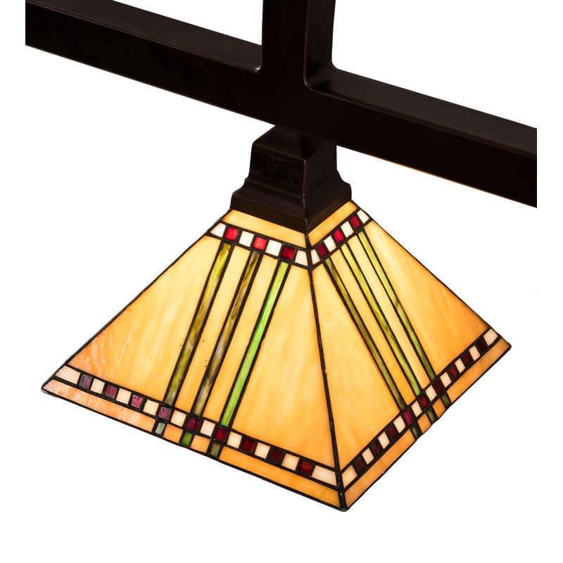 Finkel 3 - Light Pendant, 23.25" H x 48" W x 13" D, Mahogany Bronze