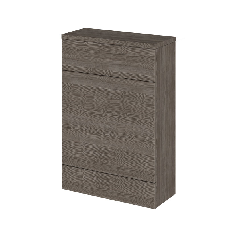 Fusion Fitted Furniture - 50.5cm Toilet Unit, 50.5Cm W x 88.2Cm H x 36Cm D, Brown Avola