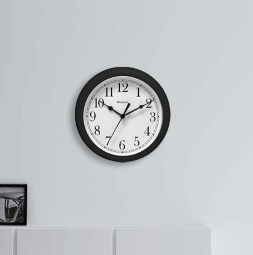 Aric Wall Clock, Black