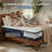 10/12 Inch Twin/Full/Queen/King Size Medium Firm Euro Top Hybrid Cooling Gel Memory Foam Mattress with Pocket Springs - Bed in a Box for Motion Isolation, Adjustable Base Friendly, CertiPUR-US Certified-615648744-615648747