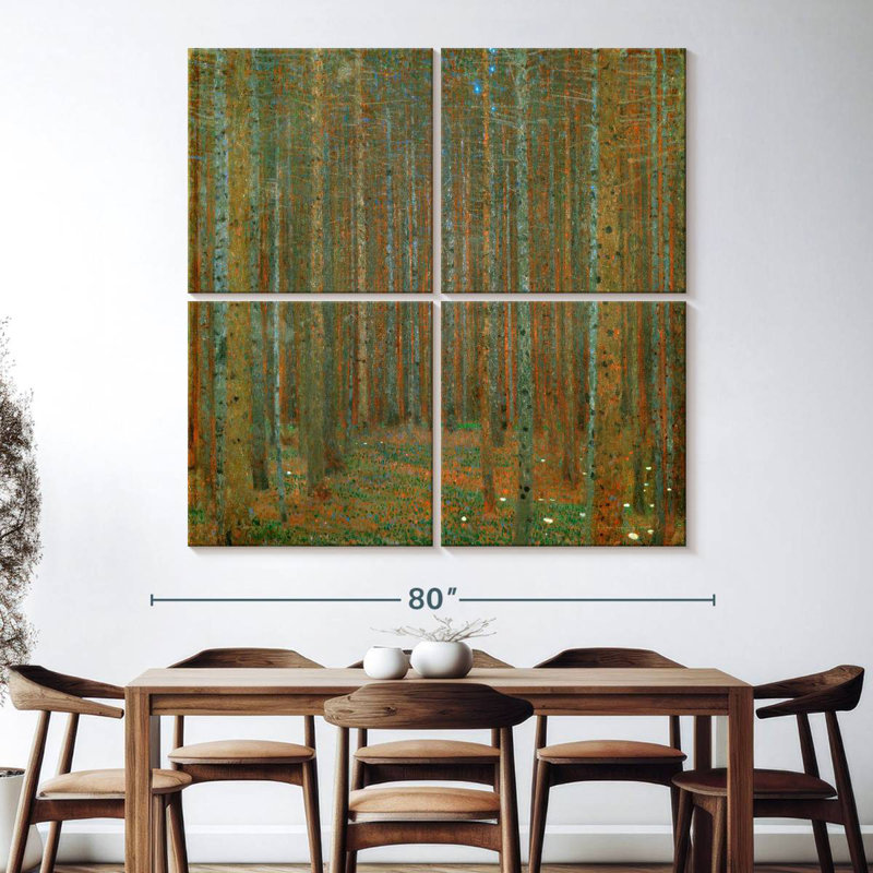 Forêt de sapins d'Alvord, H 74 po x l 74 po