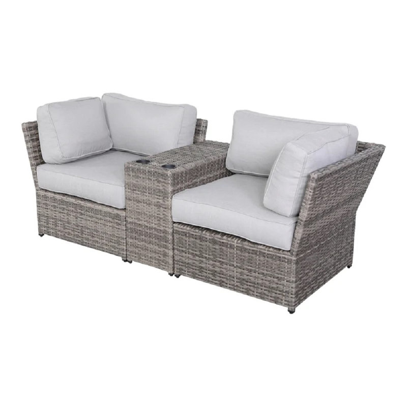 Athelene Fully Assembled 2 - Person Seating Group with Cushions