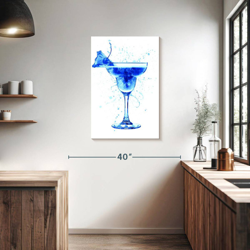 Verre à cocktail II, H 36 po x l 24 po
