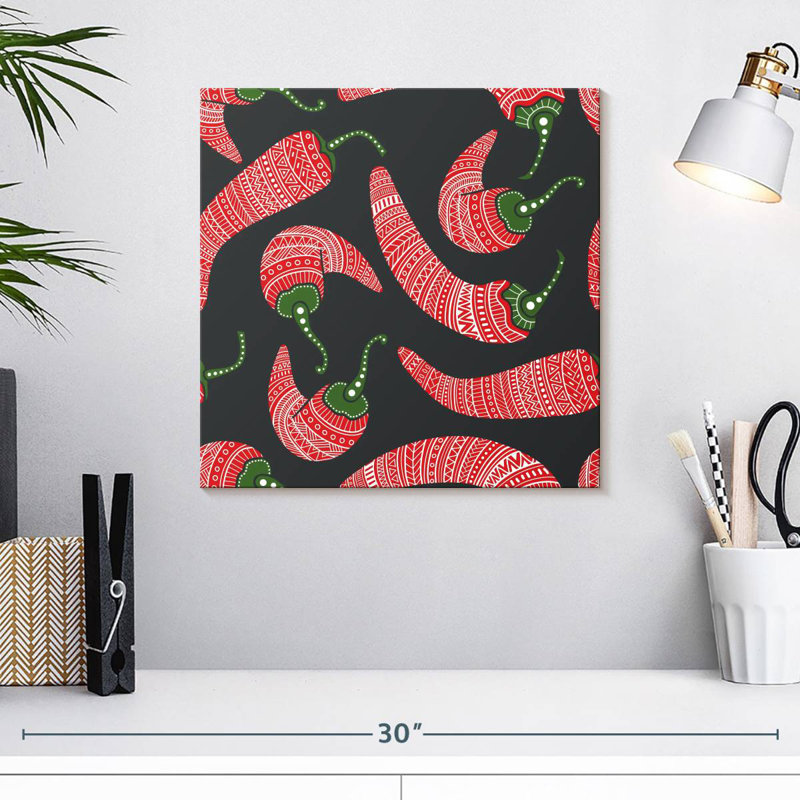 Yarlin Tribal Chili Pattern