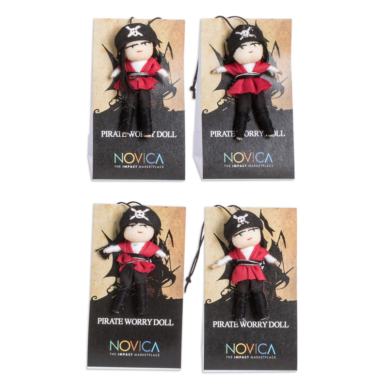 2.4'' Handmade People Hanging Figurine Ornament
