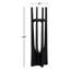 Porte-bougie pilier en métal et aluminium avec cadre géométrique moderne et base sculpturale - Décoration contemporaine élégante-1940539622-1940539623