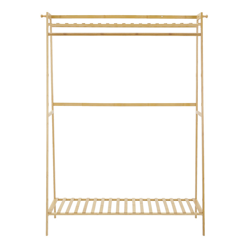 Bamboo / Rattan Freestanding Coat Rack