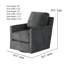 Fauteuil pivotant et pivotant-122271176