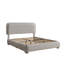 Base de lit plateforme tapissier Boucle avec tête de lit réglable et coins arrondis doux-647900478-647900477