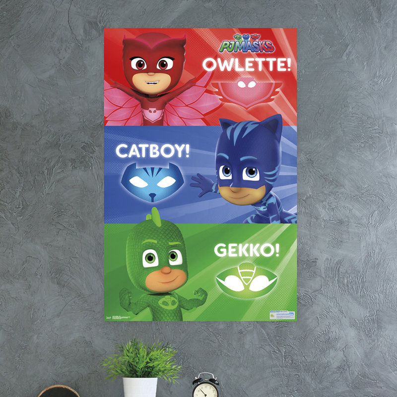 « pj masks-impression sur papier trio »