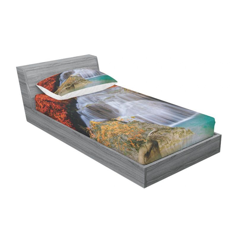 Microfiber Sheet Set, Twin Sheet Set with Fitted Sheet