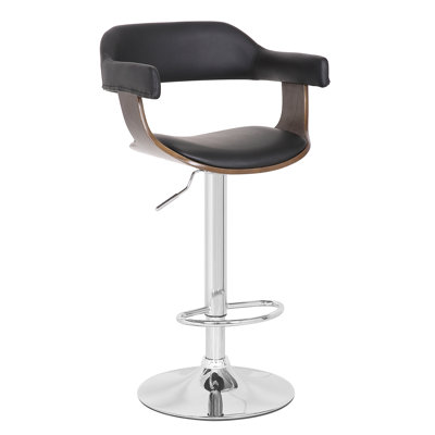 Chêne patiné réglable - Conçu avec pivotant, rembourré, possibilité de rotation à 360 °, fonction de hauteur, base large pour le soutien, repose-pieds, couleurs noir et kaki, cuisine parfaite, en acier au caoutchouc ABS,