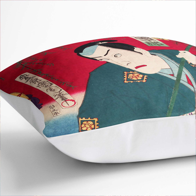 Square Throw Cushion, White, 55cm H x 55cm W x 20cm D