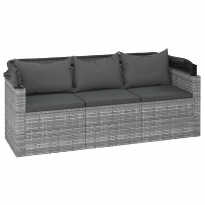 Langlie 21.1'' Wide Square Patio Sofa with Cushions