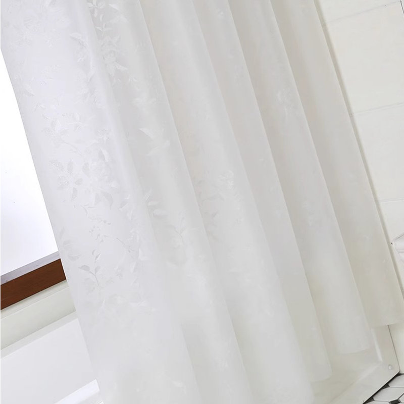 Rideau de douche avec crochets inclus, H 71 po x l 59 po