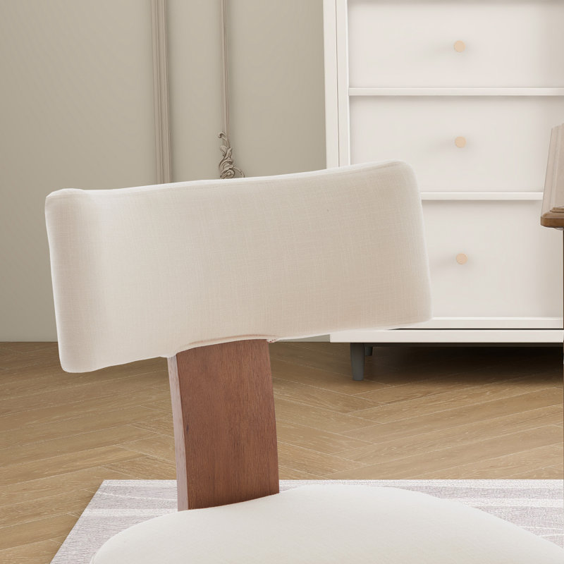 Chaise rembourrée l 20,45 po, Beige