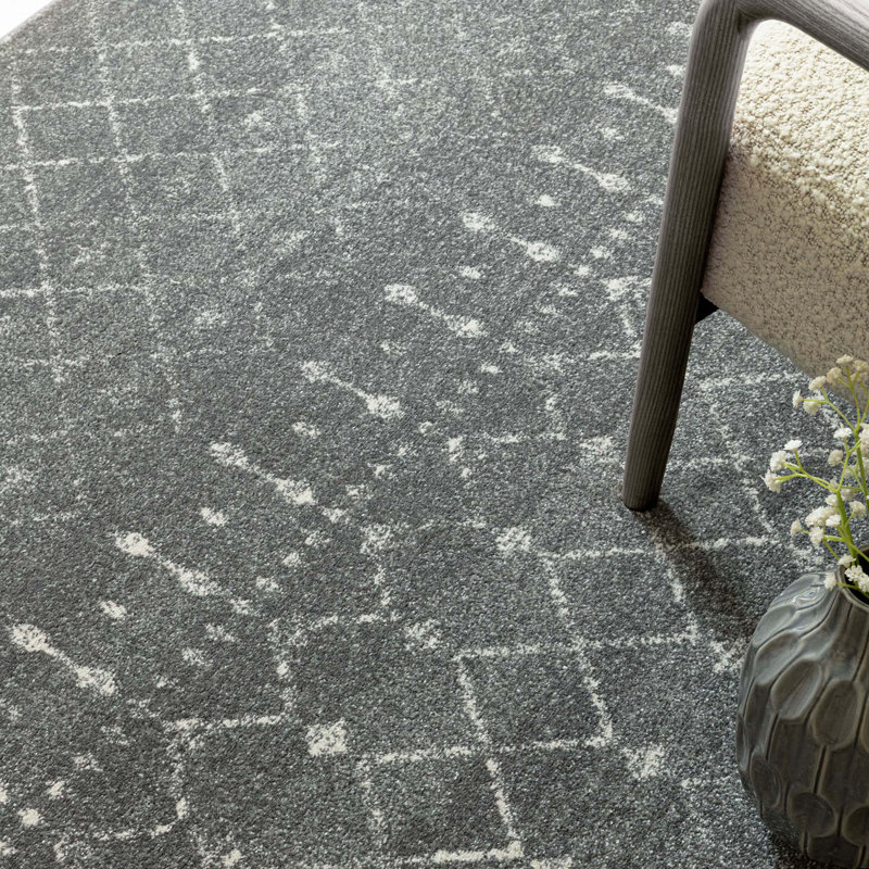 Persaud Nomadic Grey Rug, Rectangle 80 x 150cm
