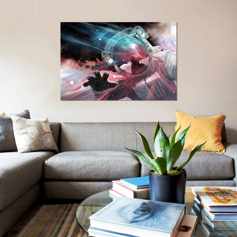 « stardust », impression sur toile, H 8 po x l 12 po x P 0,75 po, Toile tendue, Pas de tapis