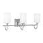 Rowley 3 Light Frosted Dimmable Vanity Light & Reviews | Birch Lane