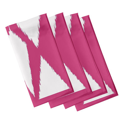 Figaro Polyester Geometric Square Napkin