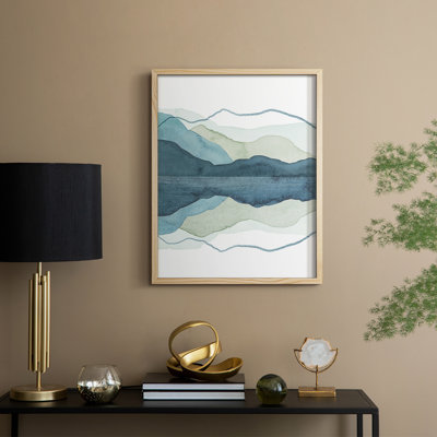Icicle Range I Framed Print - Solid Wood