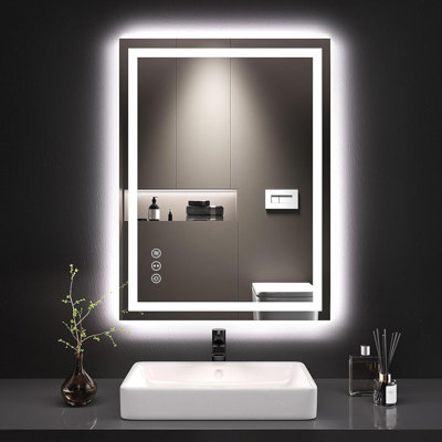 Frameless LED Bathroom Mirror,Smart Mirror