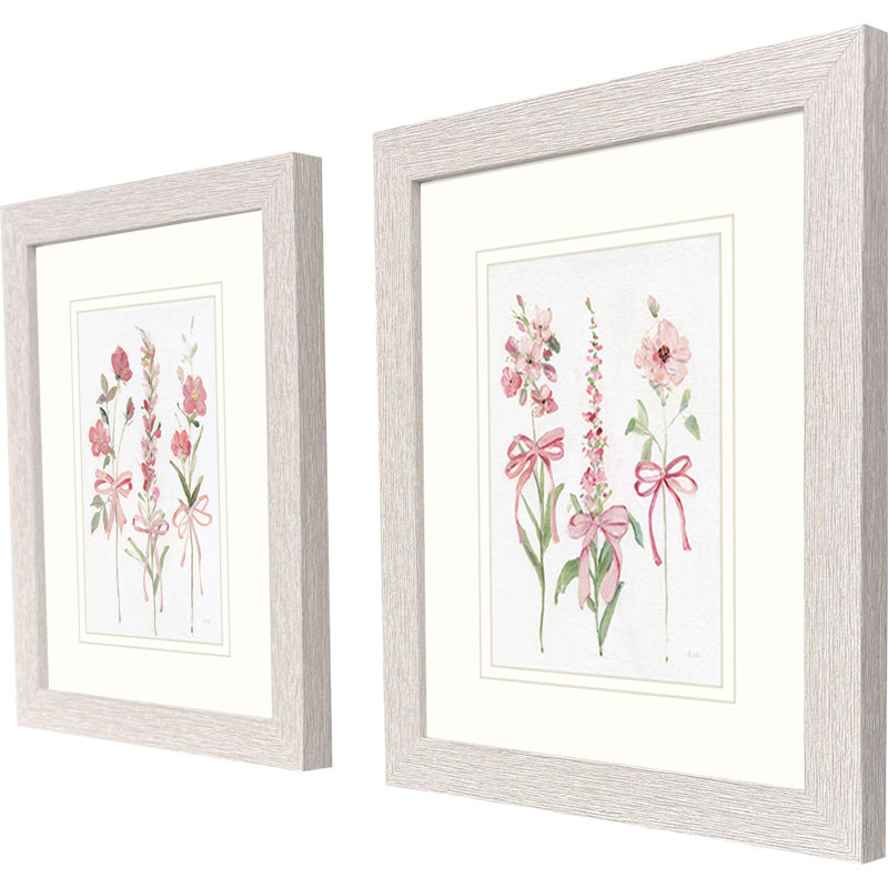 «Wildflowers and Bows», art encadré
