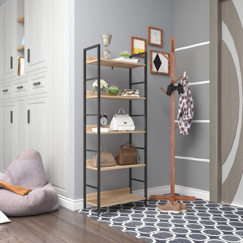 Aeryal 160cm H x 60cm W Standard Bookcase