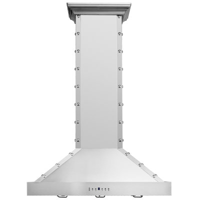Cavaliere 35.43 " W Stainless Steel 900 CFM Ducted (Vented) Island Range Hood with Baffle Filter