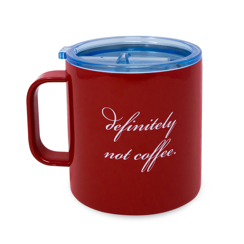 Tasse à café en acier inoxydable, certainement pas du café
