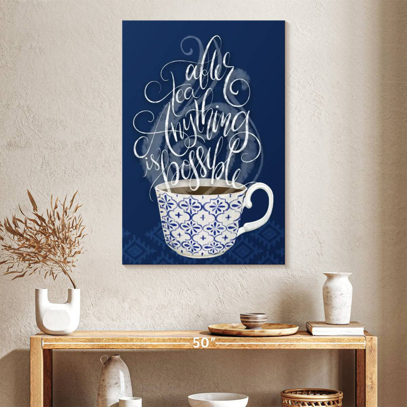 Tergel Tea Time II, 45" H x 30" W