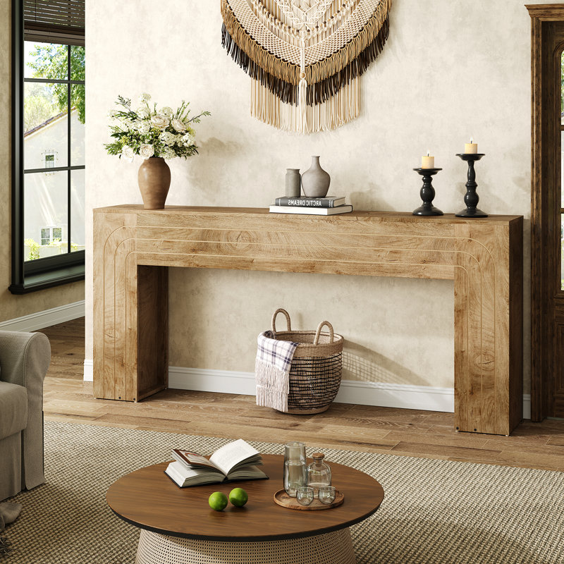 Console Long Longhouse, Oak Wood