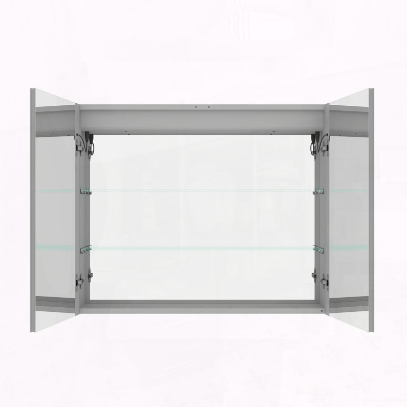 36x30 Inch LED Medicine Cabinet with Vanity Mirror, Anti-Fog, Dimmable
