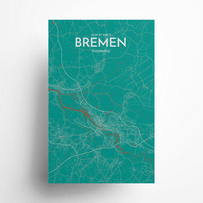 Bremen City Map, impression