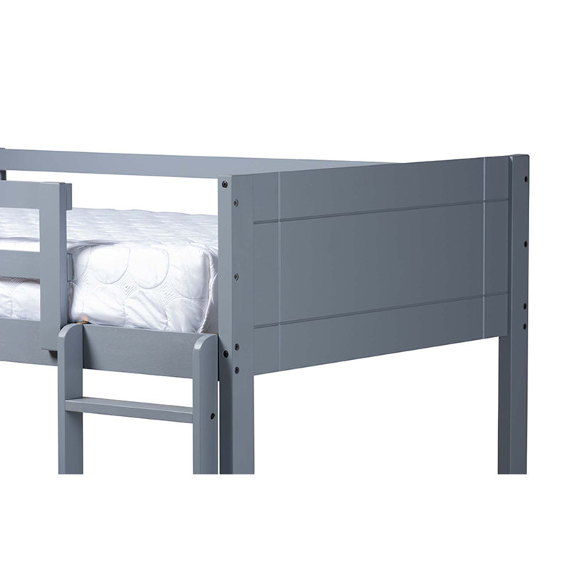 Annelise Kids Twin Bunk Bed, Gray