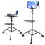 62.99cm H x 40cm W Laptop/Tablet Storage Cart