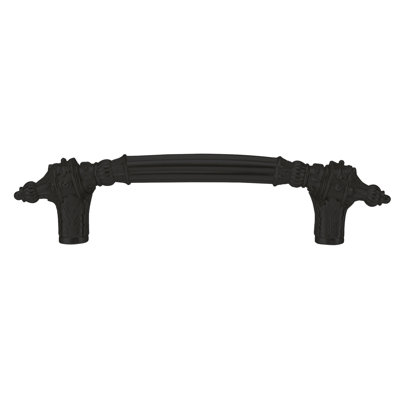 edgar berebi nantucket 5 inch pull in matte black finish