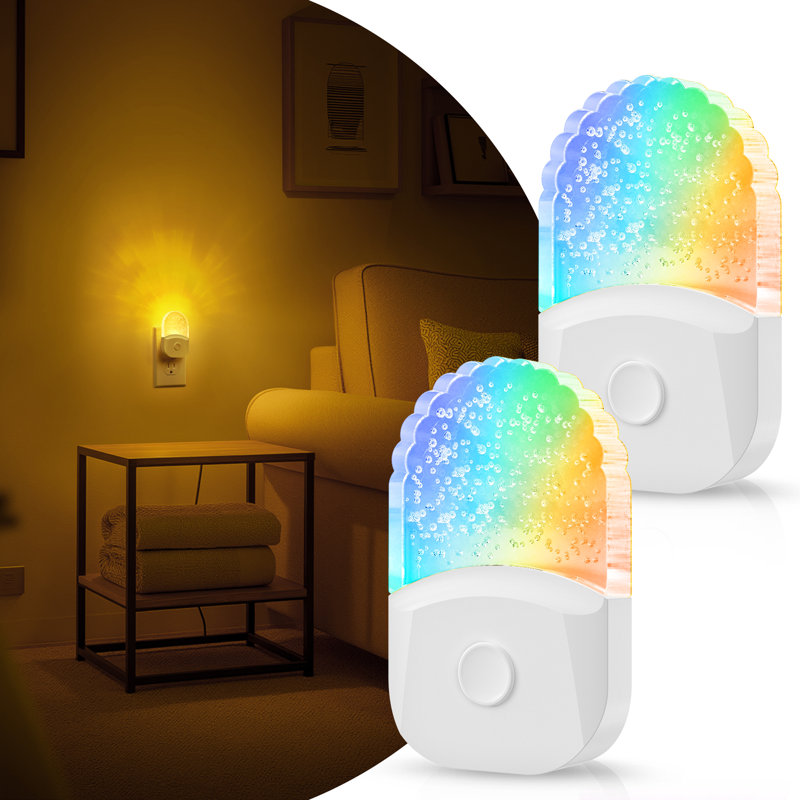 Applique murale de table de chevet 3000K, à intensité variable avec mode RVB, effet de lumière dégradé