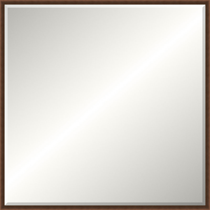 Bronze Metallic Mirror, Large Square