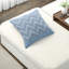 Ensembles de literie en coton bleu élégant, courtepointe réversible avec coussins décoratifs pour la maison