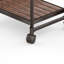 Isleton 16.1'' W Metal Storage Rack with Wheels