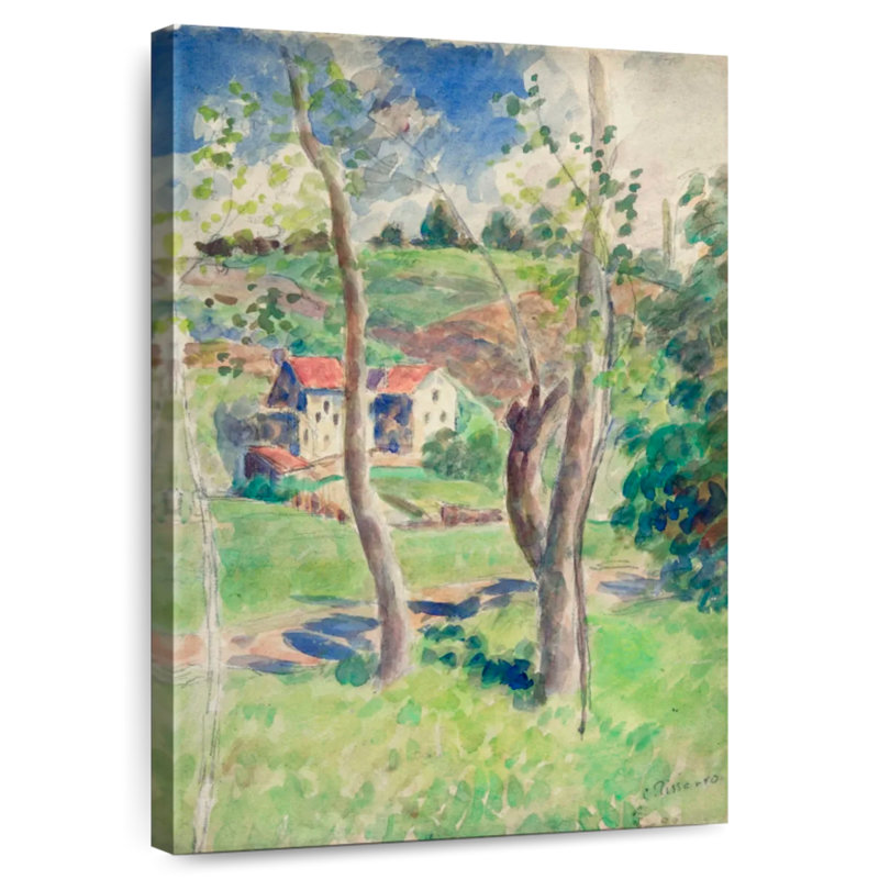 Paysage d'Alvord, deuxième moitié du 19e siècle, H 51 po x l 34 po