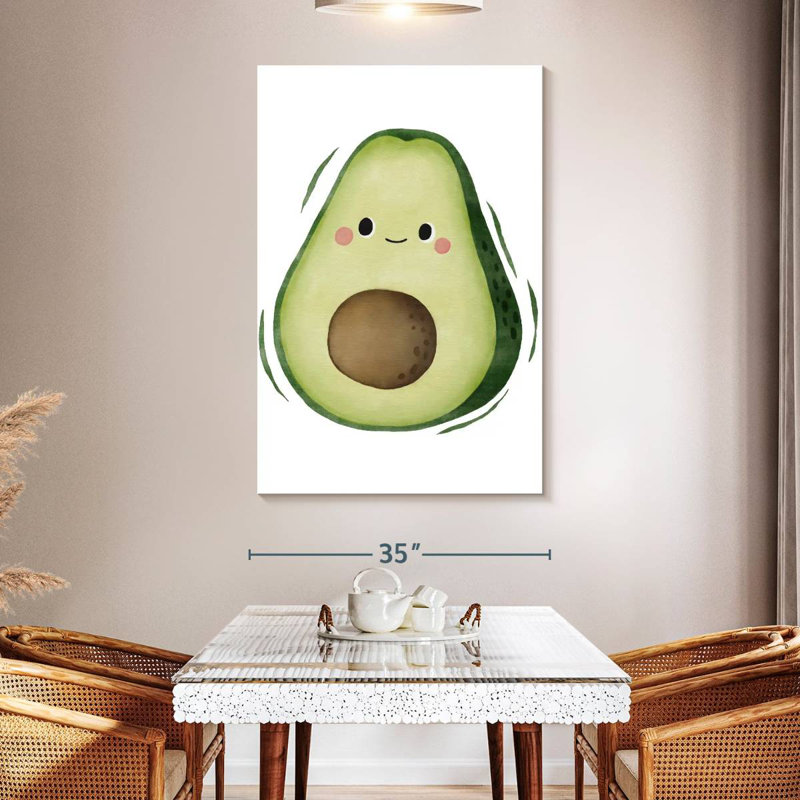 Yarlin Cute Avocado, 51" H x 34" W