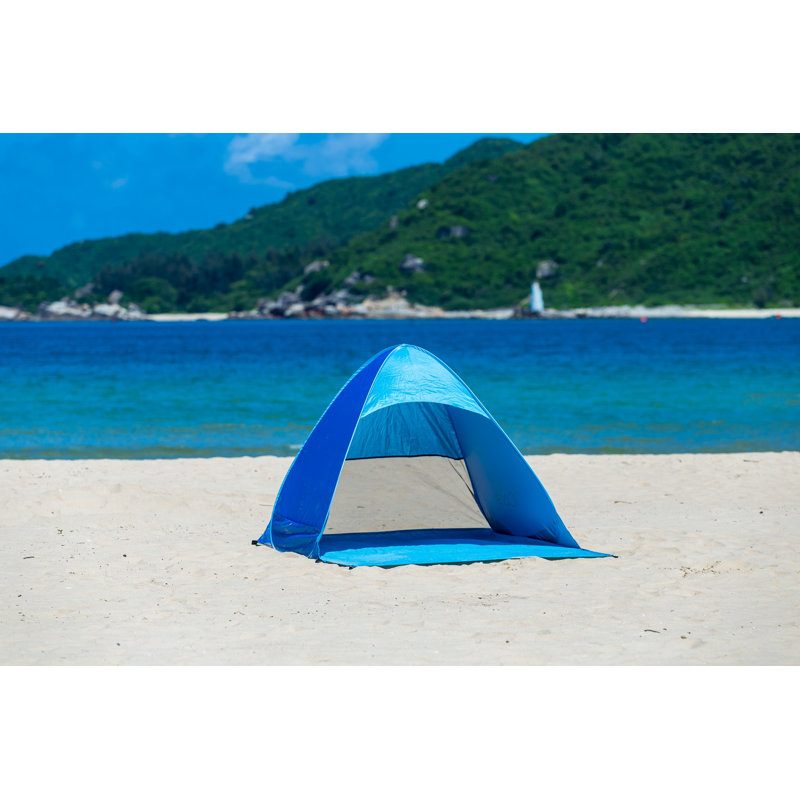 Tente de plage Icorer Pop Up, Bleu clair