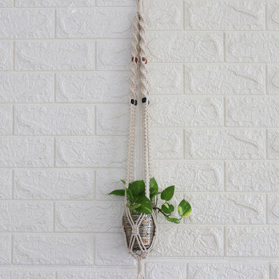 Ceyara Handmade Wood Hanging Planter