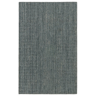 Tapis rayé bleu / blanc Damond
