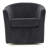 Hansell Upholstered Swivel Barrel Chair-1777428575