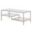 Lovett 45" Wide Rectangular Coffee Table in Satin Nickel-1963157888-1963157902