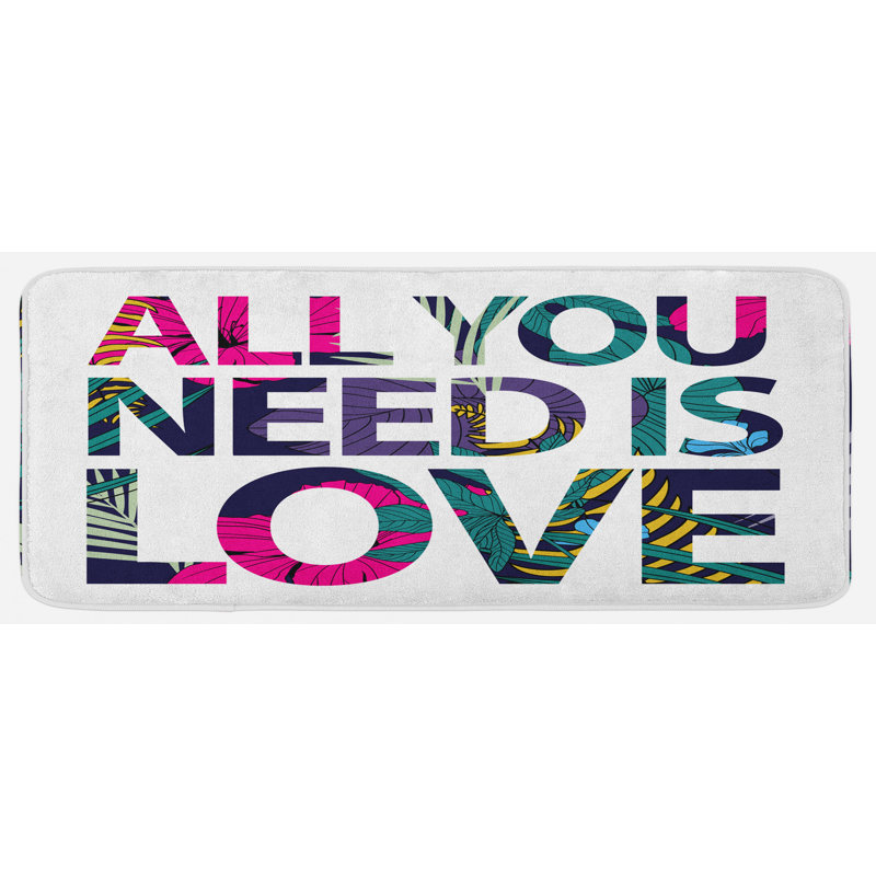Tapis de cuisine Girl Slogan
